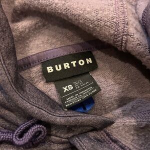 Burton extra small men’s sweatshirt. Purple.